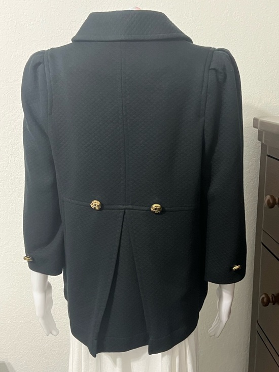 Juicy Couture Vintage Black Gold Button Jacket L